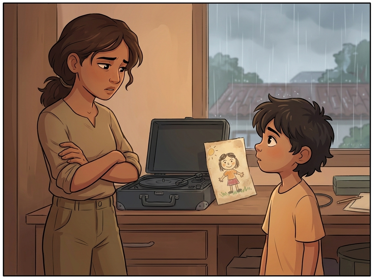 Milo turns from the dimmed Big Screen to face Dr. Lena, whose expression goes still and a little sad